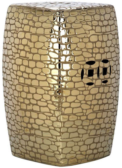 Safavieh - Jasmine Garden Stool - Gold - ACS4544A veiw 1