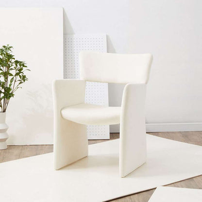 Safavieh - Jayke Velvet Dining Chair - Creme - SFV5100A veiw 2