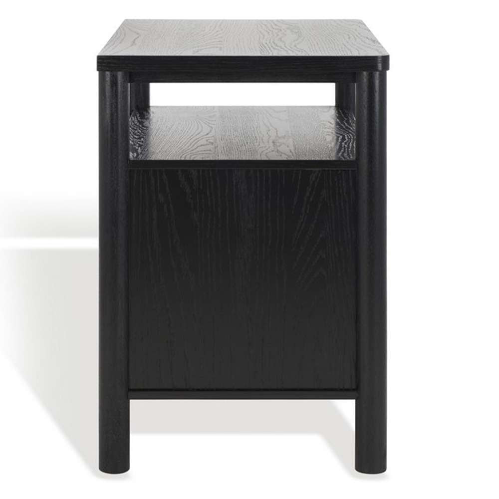 Safavieh - Jaylessa Wood Nightstand - Black - SFV2148B veiw 4