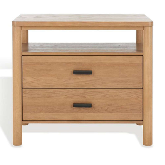 Safavieh - Jaylessa Wood Nightstand - Natural - SFV2148A veiw 2