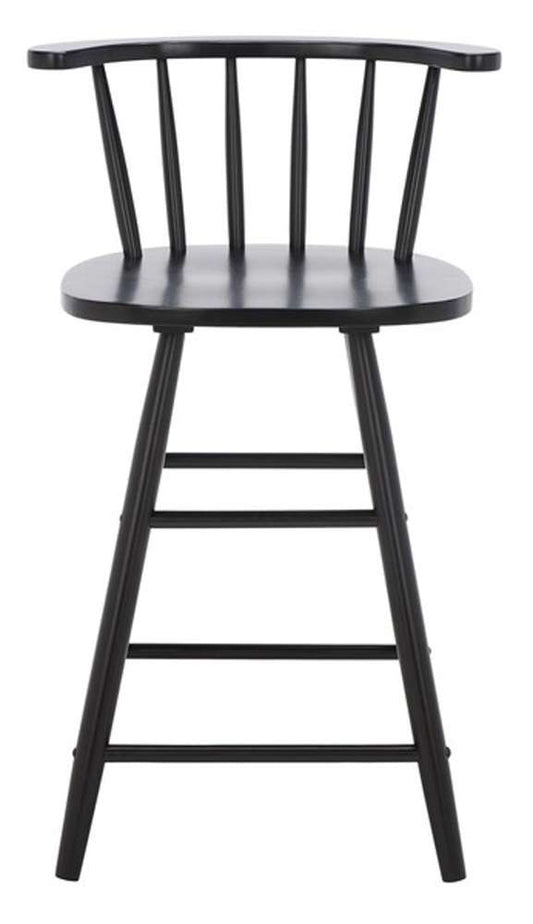 Safavieh - Jay Wood Counter Stool - Black - BST1403A veiw 1