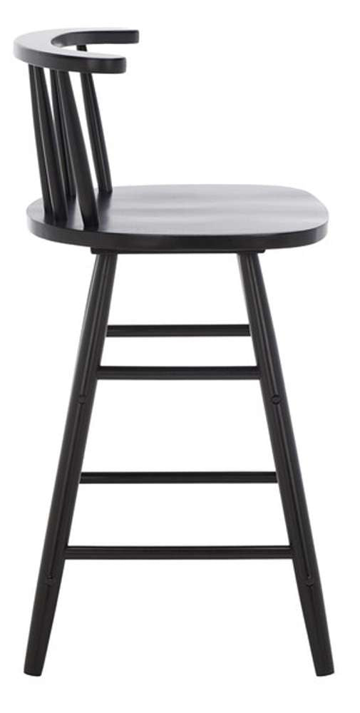 Safavieh - Jay Wood Counter Stool - Black - BST1403A veiw 4