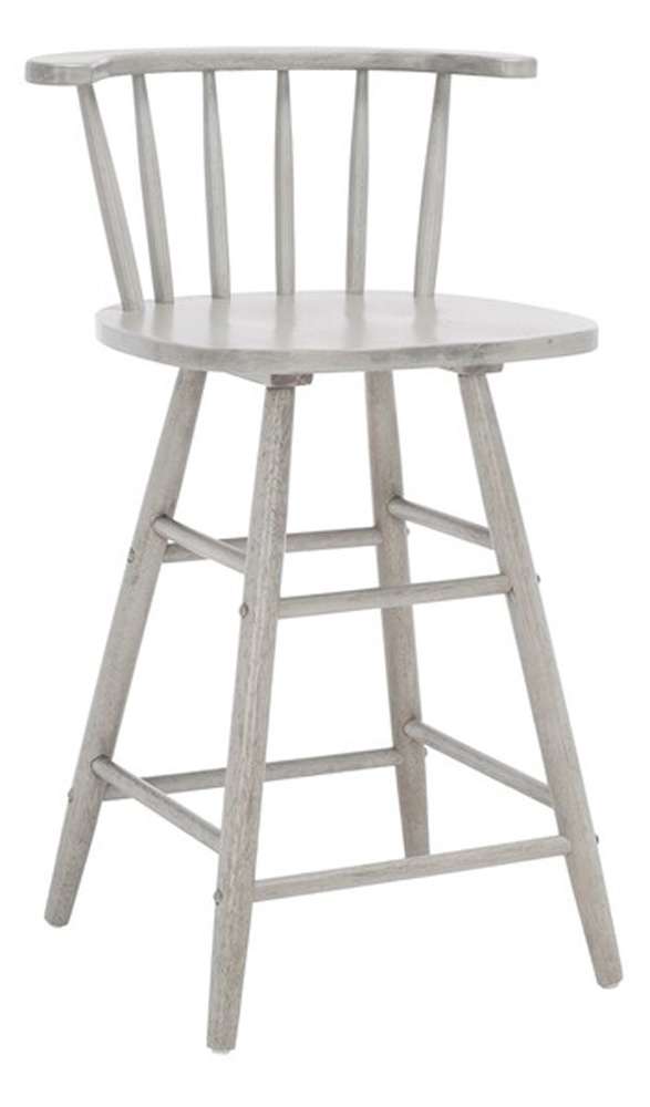 Safavieh - Jay Wood Counter Stool - Grey - BST1403B veiw 3