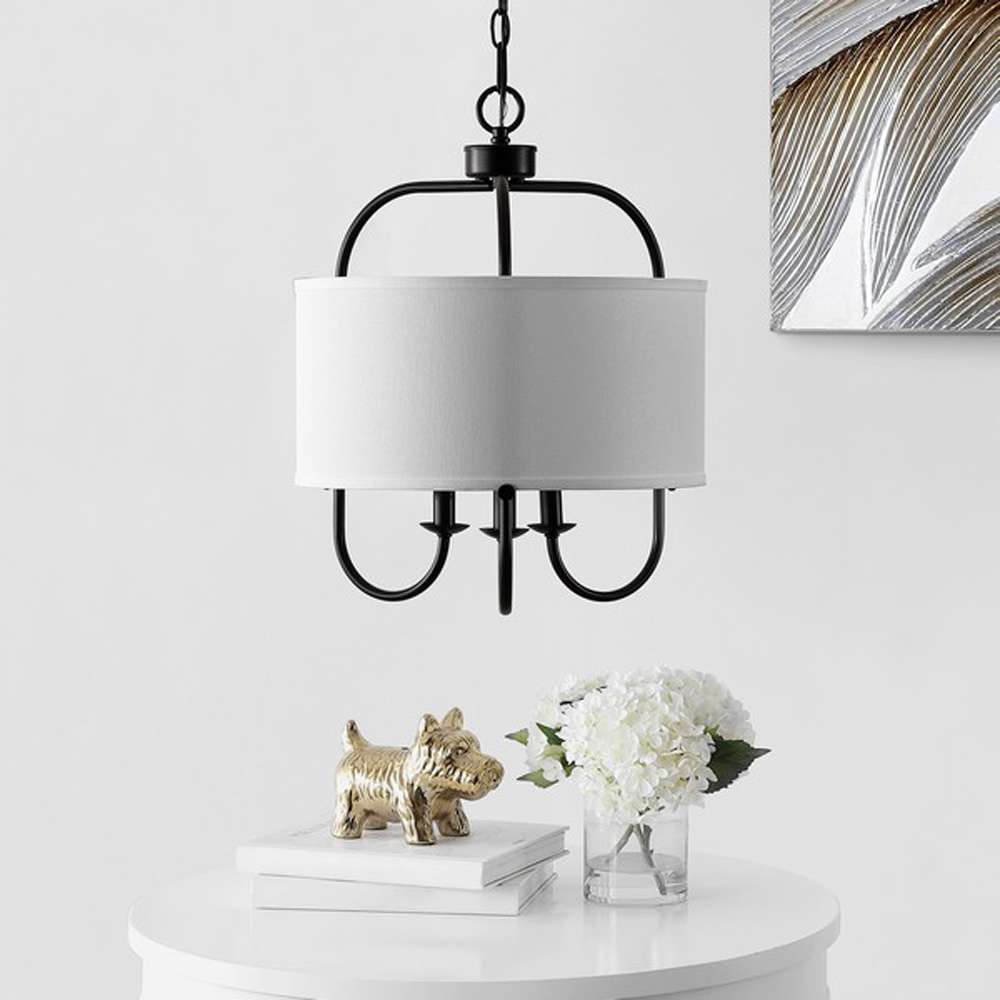 Safavieh - Jemmi 3Lt 16 Inch Pendant - Black - PND4119B veiw 1