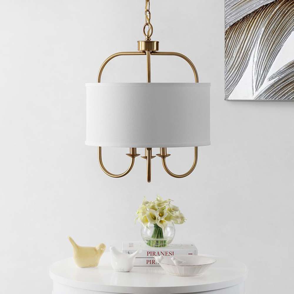 Safavieh - Jemmi 3Lt 16 Inch Pendant - Brass - PND4119A veiw 1