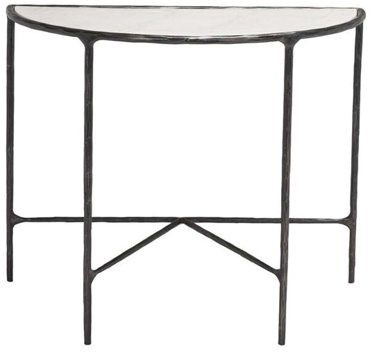 Safavieh - Jessa Forged Metal Console Table - Black - White - SFV9506D veiw 1