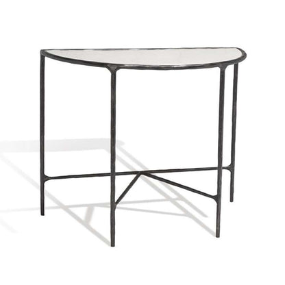 Safavieh - Jessa Forged Metal Console Table - Black - White - SFV9506D veiw 4