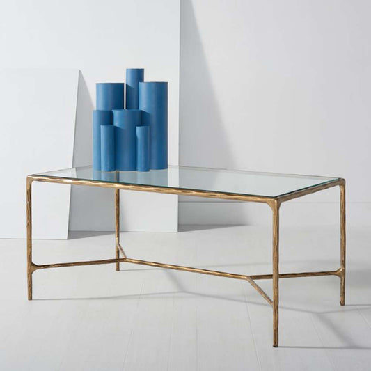 Safavieh - Jessa Metal Coffee Table - Brass - SFV9520A veiw 2