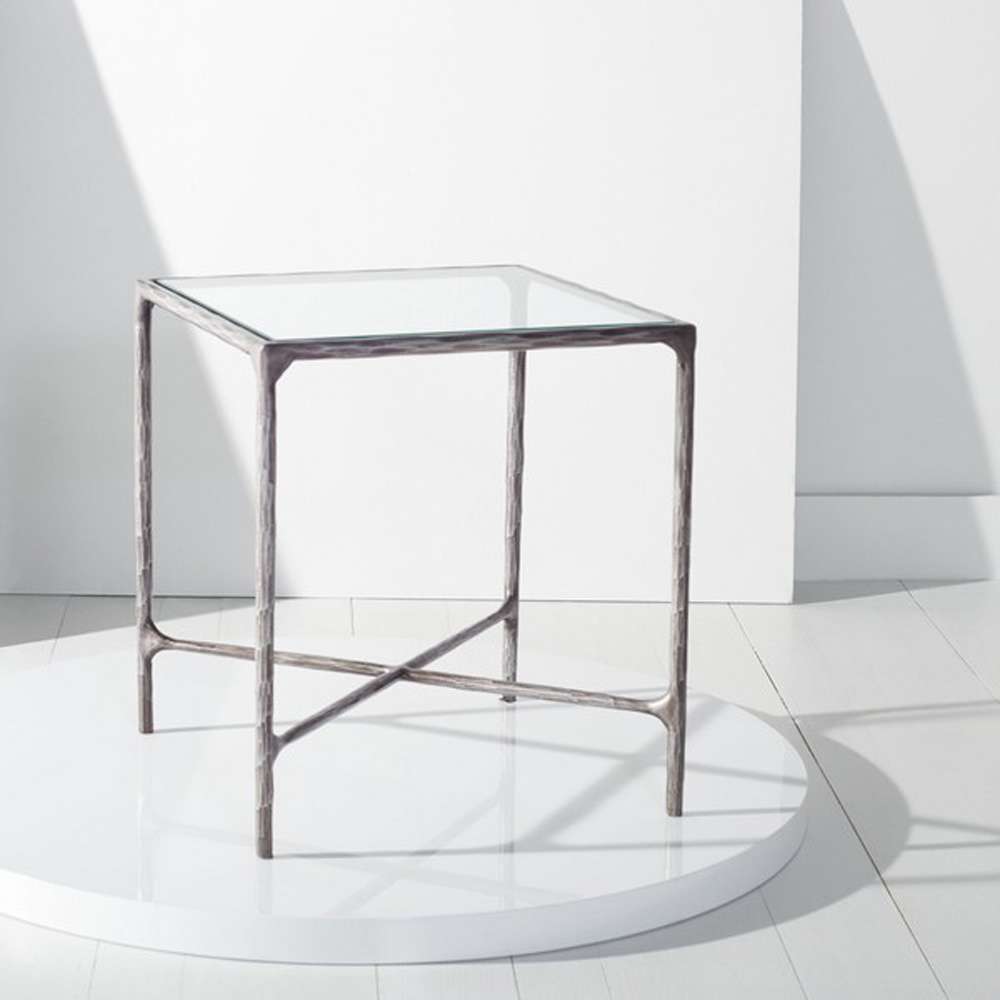 Safavieh - Jessa Metal Square End Table - Silver - SFV9503B veiw 2