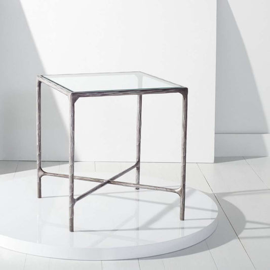 Safavieh - Jessa Metal Square End Table - Silver - SFV9503B veiw 2