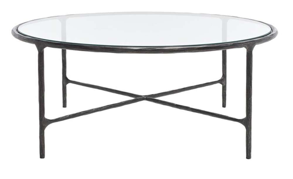 Safavieh - Jessa Round Metal Coffee Table - Black - SFV9501E veiw 1