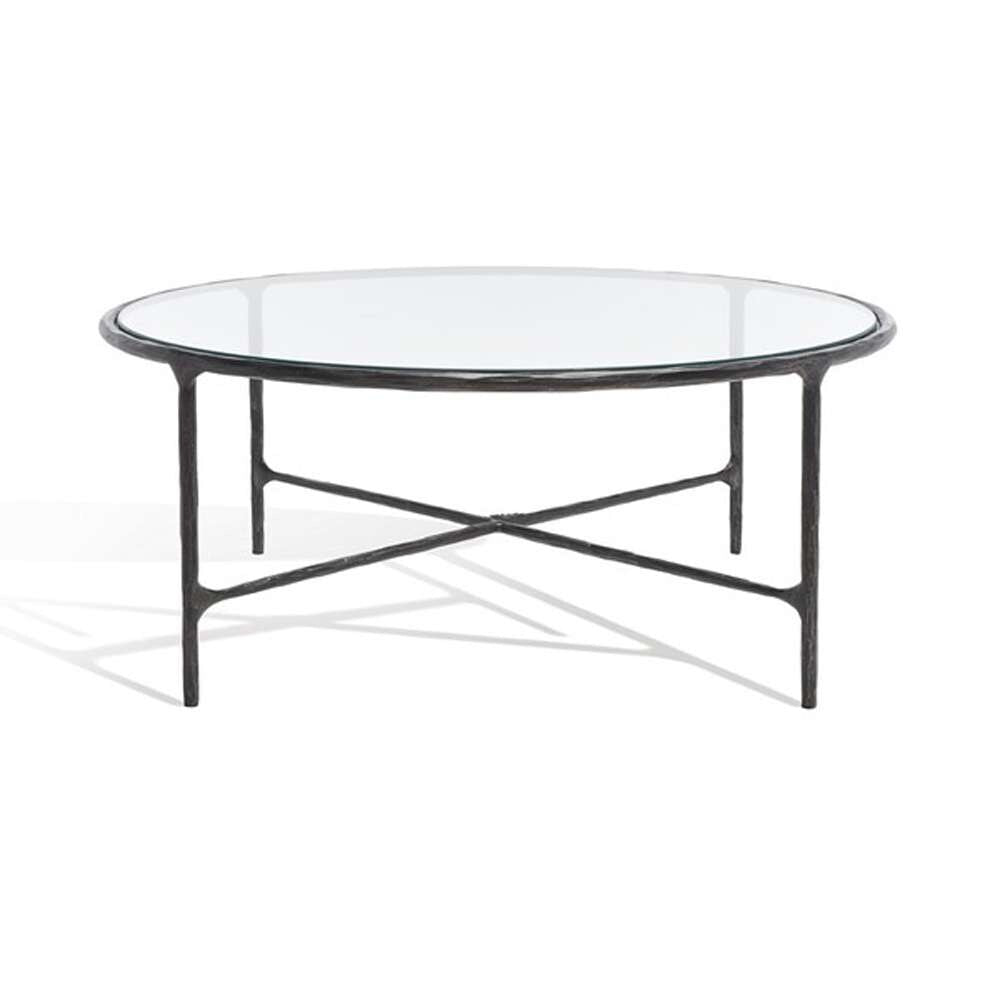 Safavieh - Jessa Round Metal Coffee Table - Black - SFV9501E veiw 2
