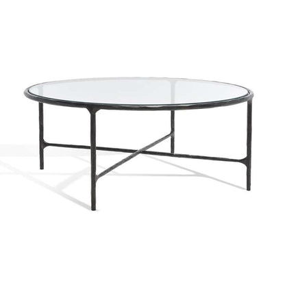 Safavieh - Jessa Round Metal Coffee Table - Black - SFV9501E veiw 4