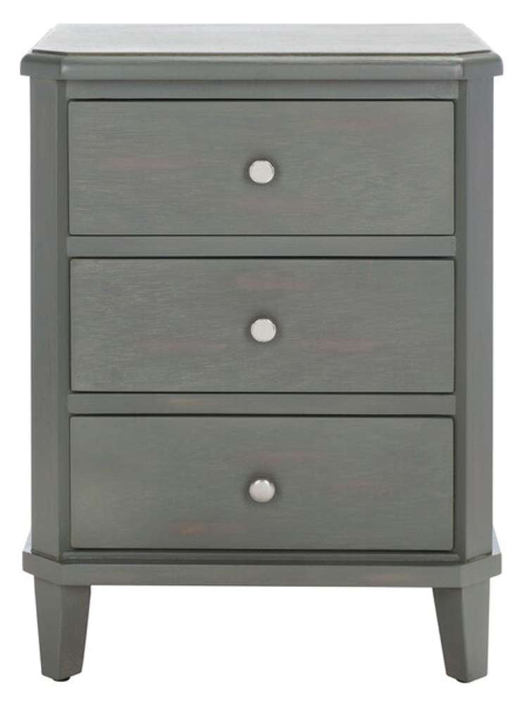 Safavieh - Joe Night Stand W/Storage Drws - Ash Grey - AMH6629A veiw 1
