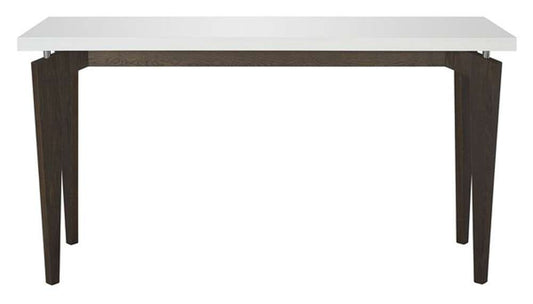 Safavieh - Josef Console Table - White - Dark Brown - FOX4222A veiw 1