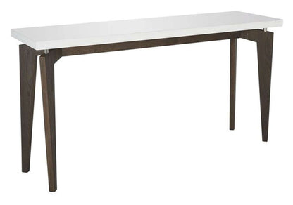 Safavieh - Josef Console Table - White - Dark Brown - FOX4222A veiw 3