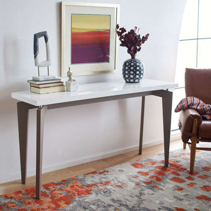 Safavieh - Josef Console Table - White - Grey - FOX4222B veiw 2