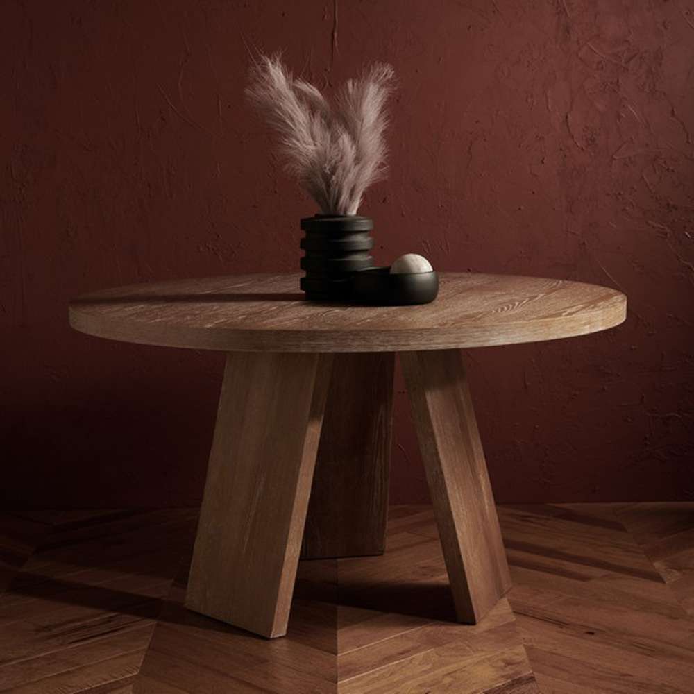 Safavieh - Julianna 54in Wood Dining Table - Rustic Oak  - SFV2126A veiw 3