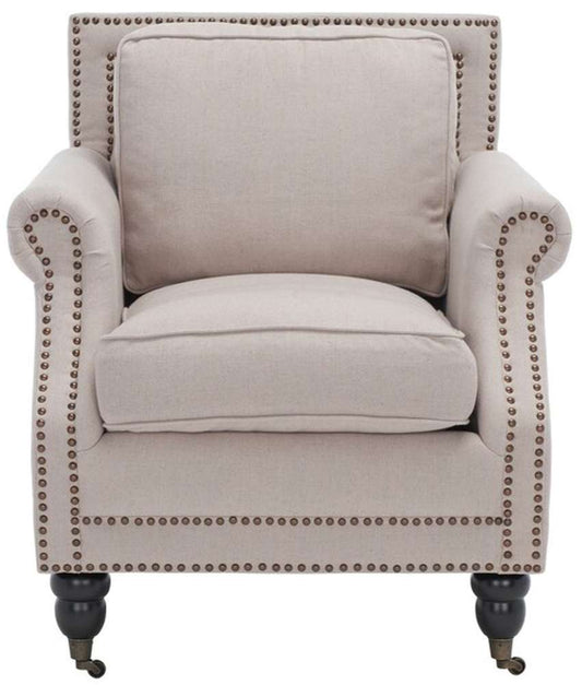 Safavieh - Karsen Club Chair - Taupe - MCR4534A veiw 1