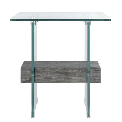 Safavieh - Kayley Accent Table - Glass - Black Oak - ACC7001B veiw 1