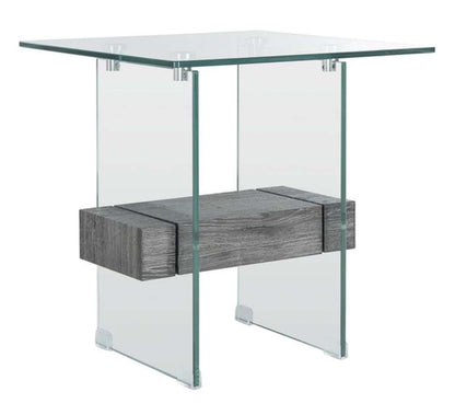 Safavieh - Kayley Accent Table - Glass - Black Oak - ACC7001B veiw 3