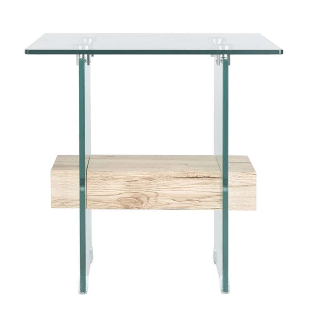 Safavieh - Kayley Accent Table - Natural - Glass - ACC7001A veiw 1