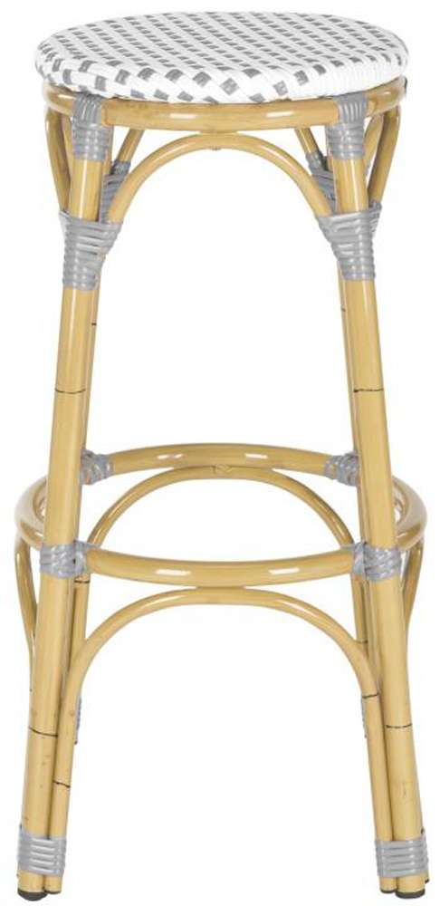 Safavieh - Kipnuk Barstool - Grey - White - FOX5211B veiw 1