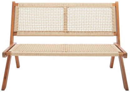 Safavieh - Kobina Outdoor Bench - Natural - Natural - PAT7304A veiw 1