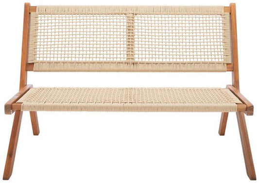 Safavieh - Kobina Outdoor Bench - Natural - Natural - PAT7304A veiw 1
