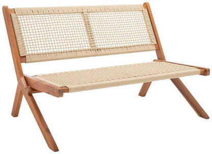 Safavieh - Kobina Outdoor Bench - Natural - Natural - PAT7304A veiw 3