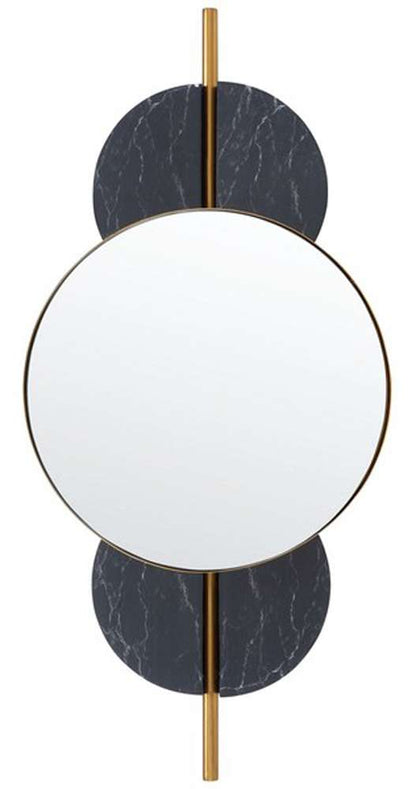 Safavieh - Lavelle 16in Mirror - Black - Gold - MRR3048B veiw 1