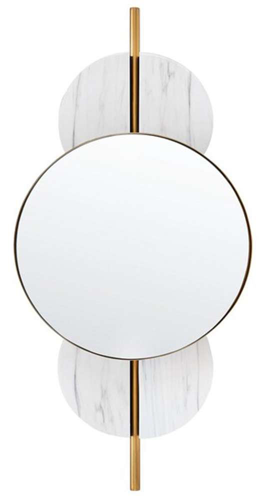 Safavieh - Lavelle 16in Mirror - White - Gold - MRR3048A veiw 1