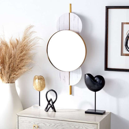 Safavieh - Lavelle 16in Mirror - White - Gold - MRR3048A veiw 2