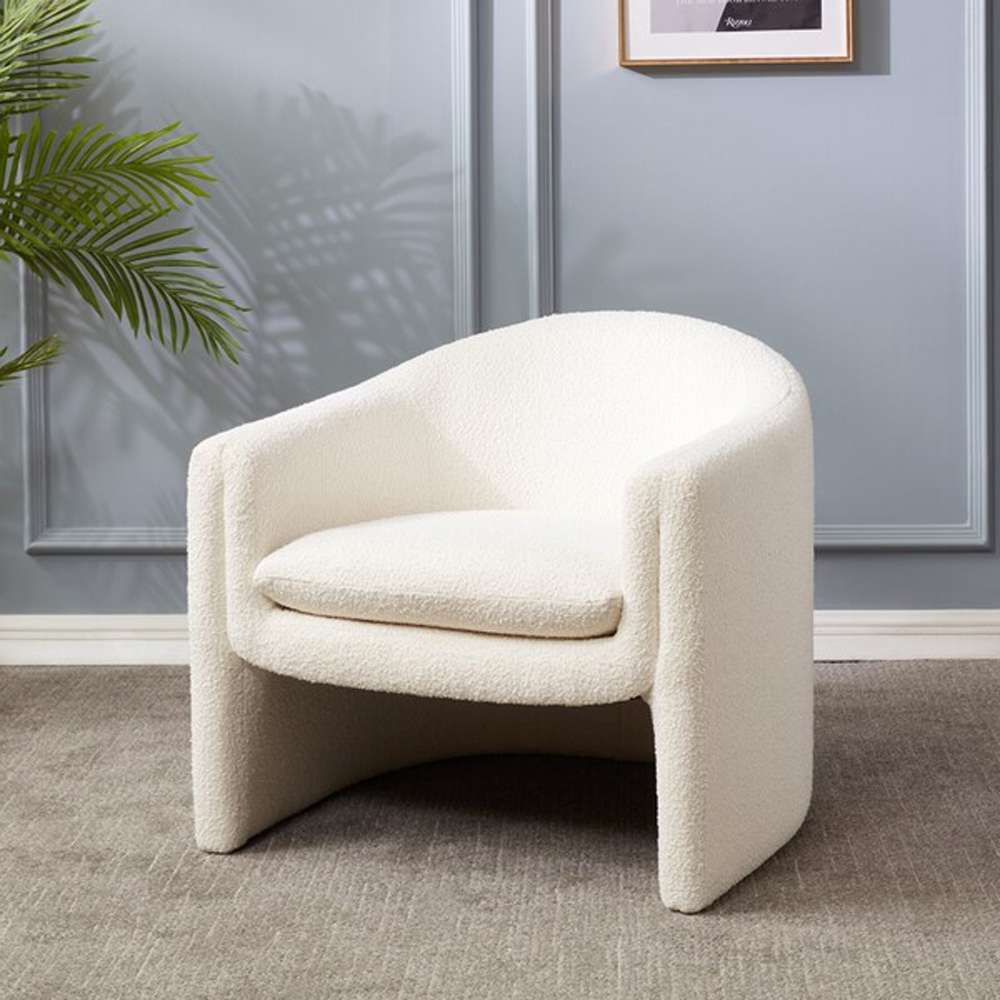 Safavieh - Laylette Accent Chair - Ivory - SFV4771E veiw 2