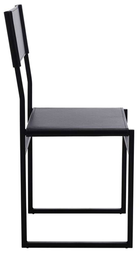 Safavieh - Layne Dining Chair - Black  (Set of 2) - DCH3003C-SET2 veiw 4