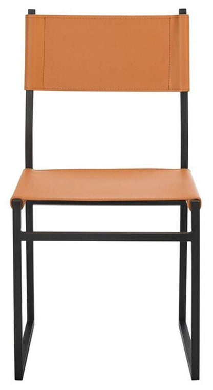 Safavieh - Layne Dining Chair - Cognac - Black  (Set of 2) - DCH3003D-SET2 veiw 1
