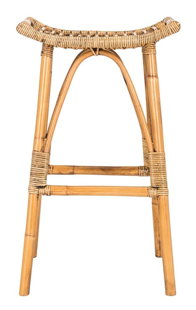 Safavieh - Leda Rattan Barstool - Honey Brwn Wash - WIK6511A veiw 1