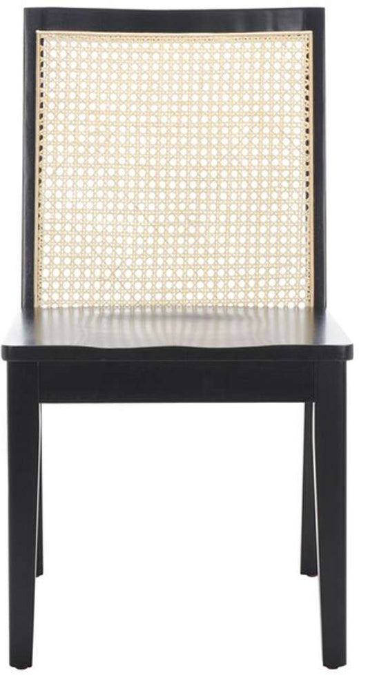 Safavieh - Levy Dining Chair - Black - Natural  (Set of 2) - DCH1011B-SET2 veiw 1