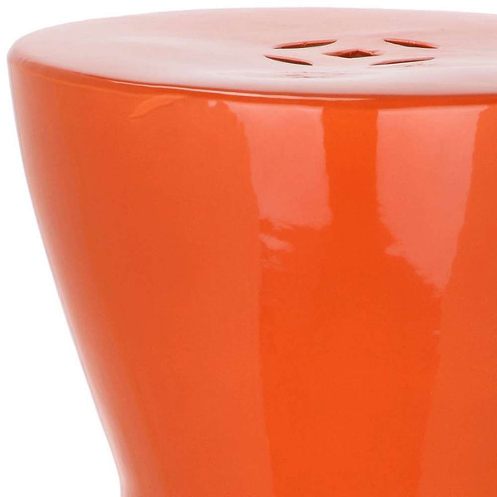 Safavieh - Liana Garden Stool - Orange - ACS4541D veiw 2