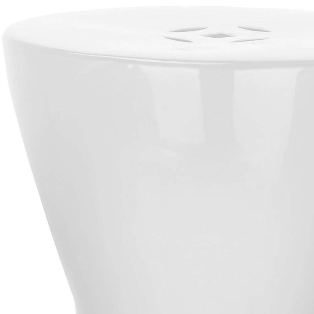 Safavieh - Liana Garden Stool - White - ACS4541A veiw 2