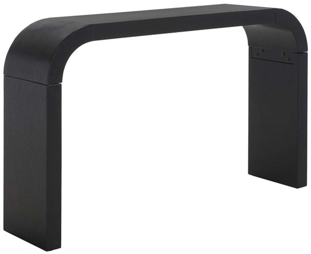Safavieh - Liasonya Curved Console Table - Black - CNS6604C veiw 3