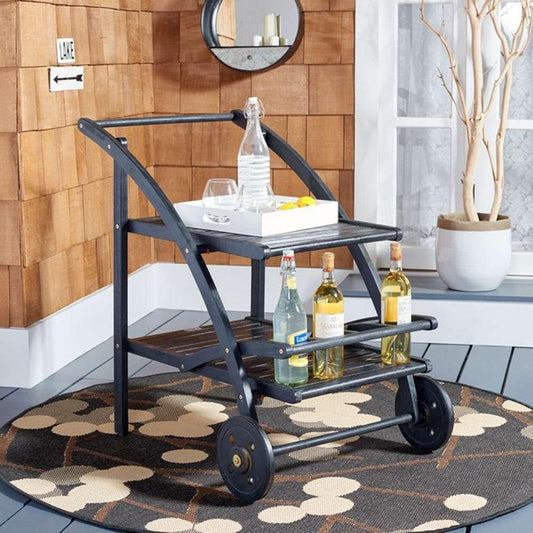 Safavieh - Lodi Tea Cart - Black - PAT7009D veiw 2