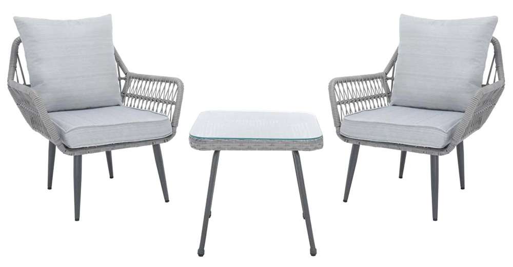 Safavieh - Londyn 3Pc Lounge Set - Grey - PAT9031B veiw 1
