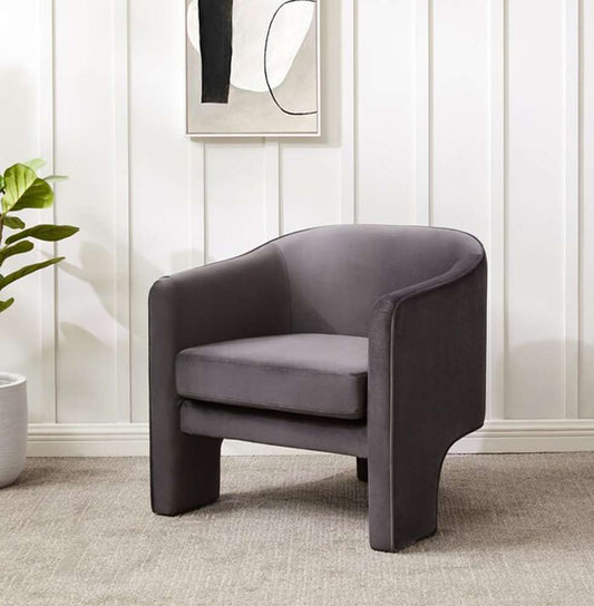 Safavieh - Londyn Accent Chair - Dark Grey - SFV4770D veiw 2