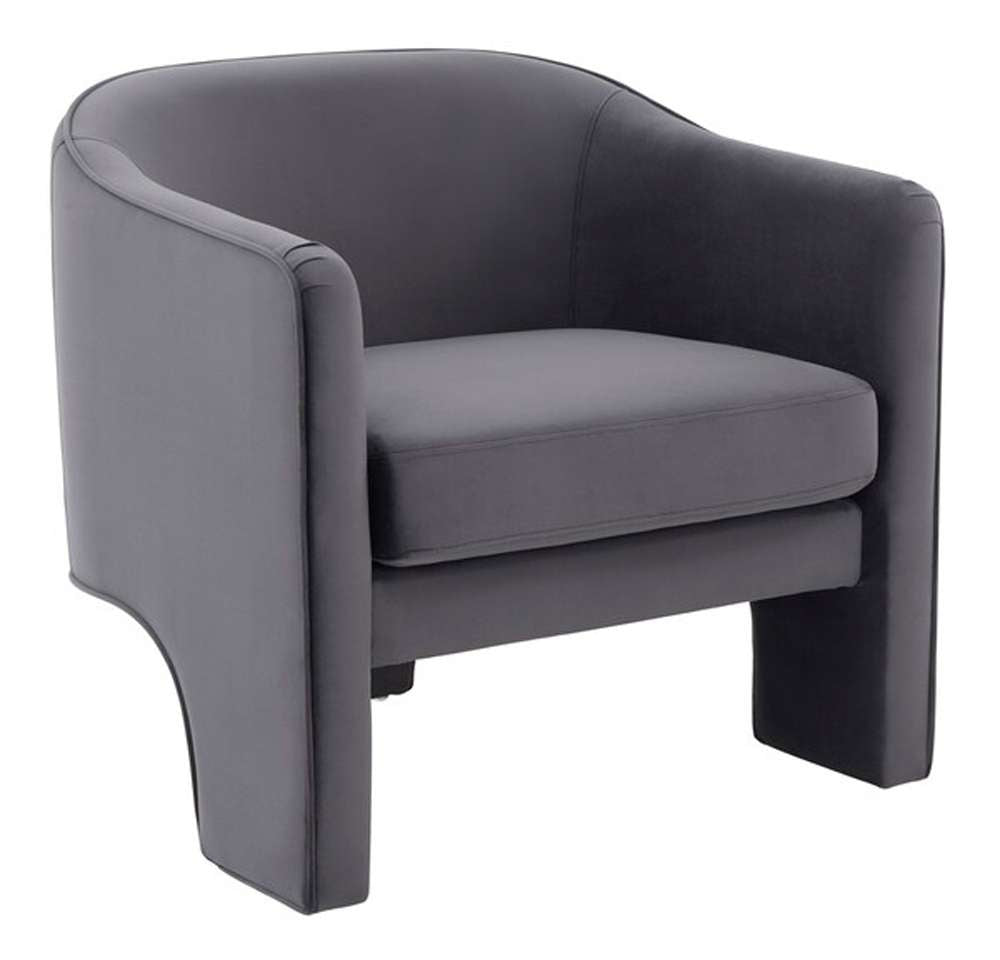 Safavieh - Londyn Accent Chair - Dark Grey - SFV4770D veiw 3