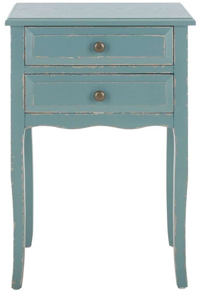 Safavieh - Lori End Table - Pale Blue - White Smoke - AMH6576F veiw 1