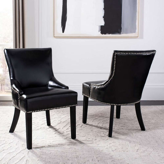 Safavieh - Lotus Side Chair - Black  (Set of 2) - MCR4700C-SET2 veiw 2