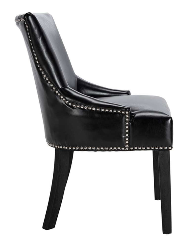 Safavieh - Lotus Side Chair - Black  (Set of 2) - MCR4700C-SET2 veiw 4