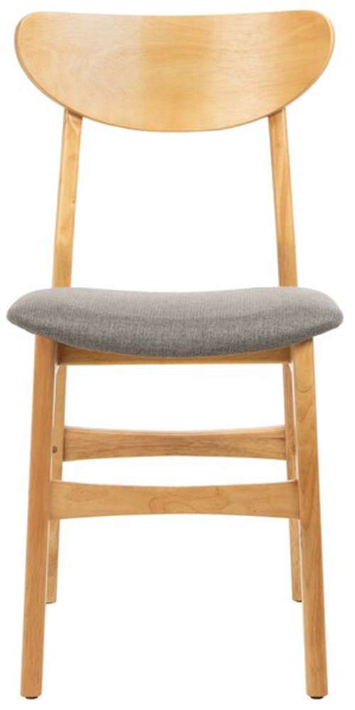 Safavieh - Lucca Retro Dining Chair - Natural - Grey  (Set of 2) - DCH1001B-SET2 veiw 1