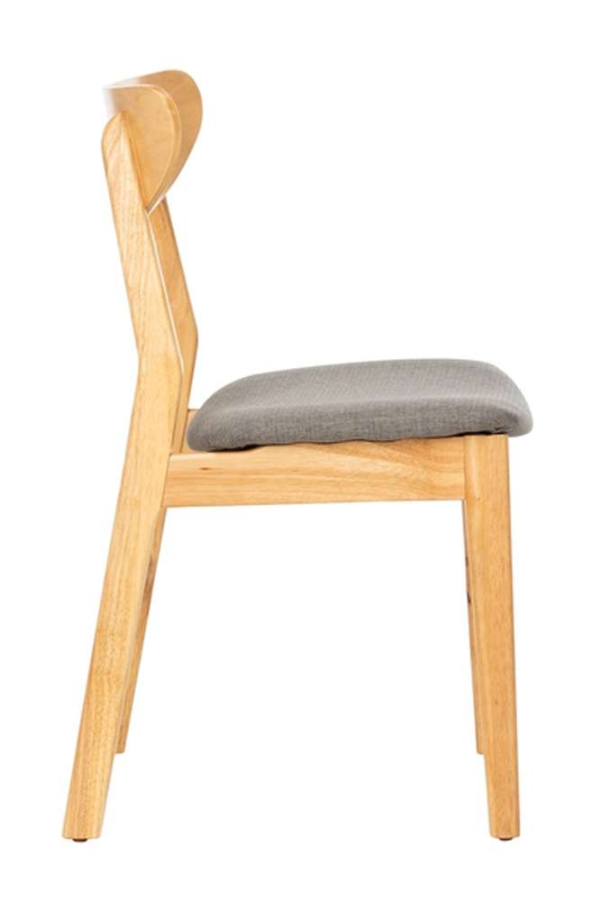 Safavieh - Lucca Retro Dining Chair - Natural - Grey  (Set of 2) - DCH1001B-SET2 veiw 4